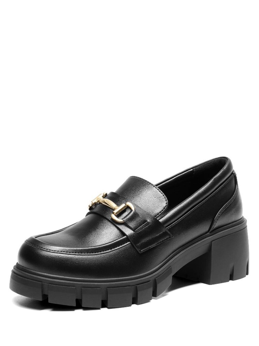 ๐ Loafers for Women Platform Chunky Loafers Slip On Business Casual Work Dress - Picture 3 of 3